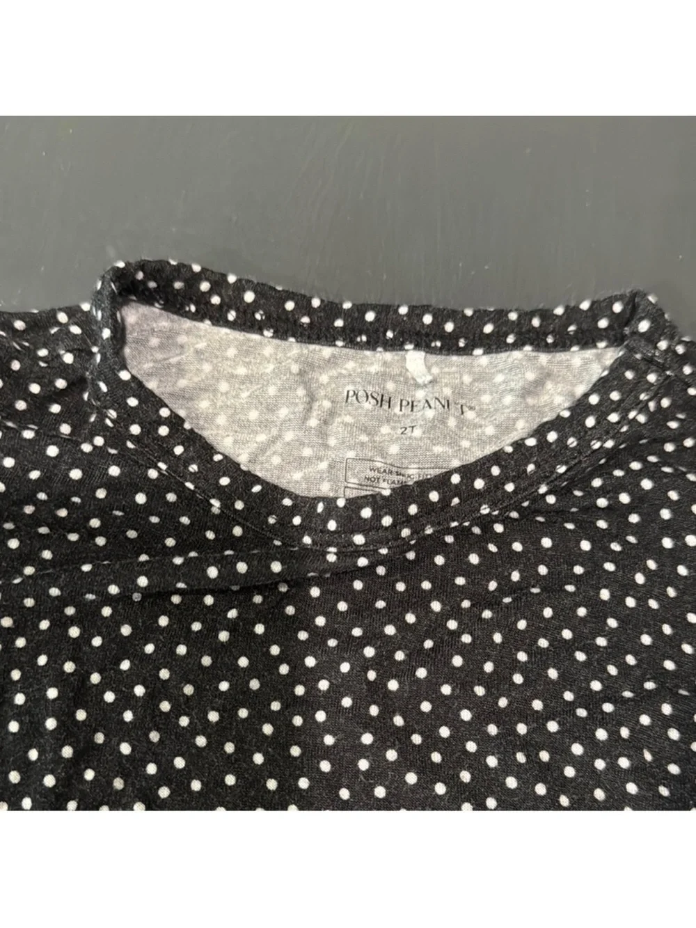 Posh Peanut Aggie Long Sleeve Pajama Set 2T Polka Dot Bamboo